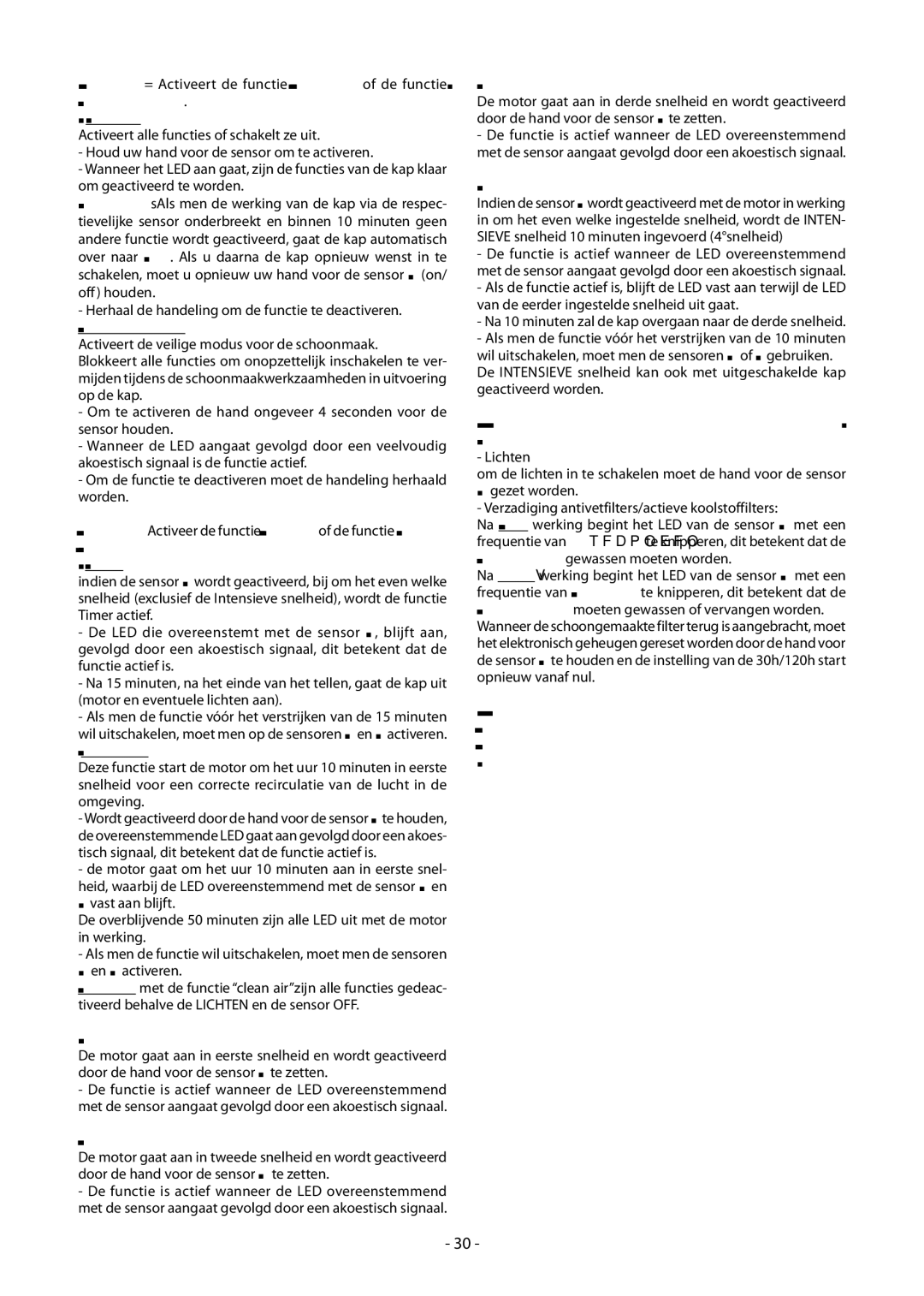 Samsung NK86NOV9MSR/UR manual Sensor C = Eerste Snelheid, Sensor D = Tweede Snelheid, Sensor E = Derde Snelheid 