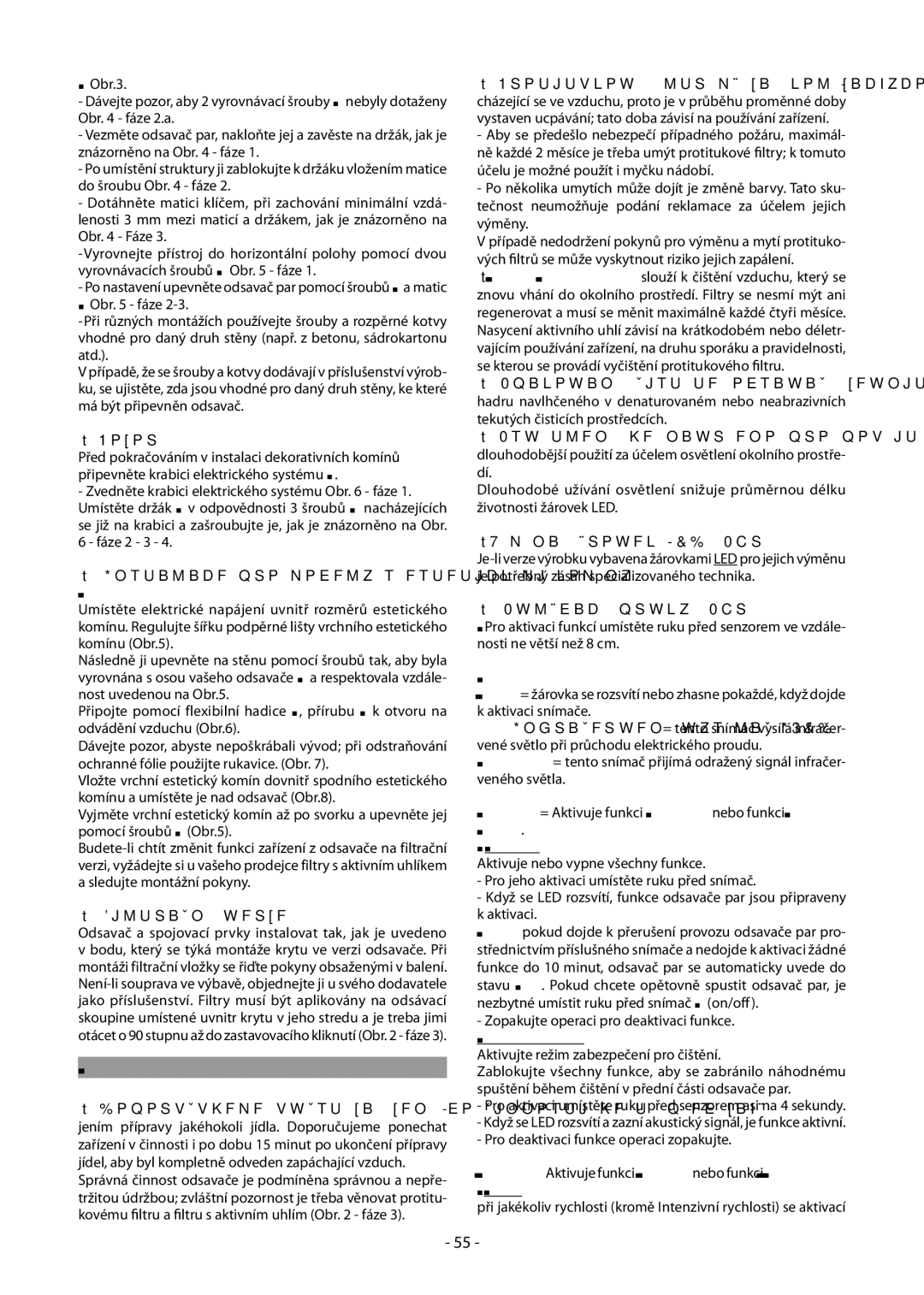 Samsung NK86NOV9MSR/UR manual Použití a Údržba 