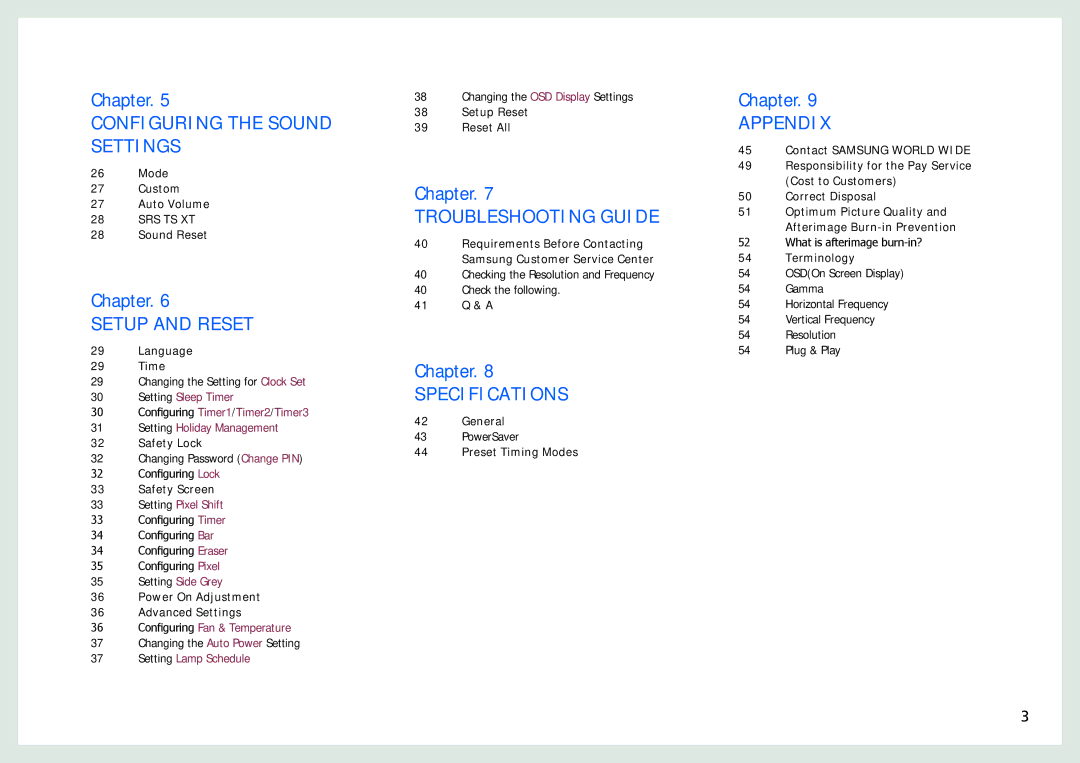 Samsung NL22B user manual Configuring the Sound Settings 