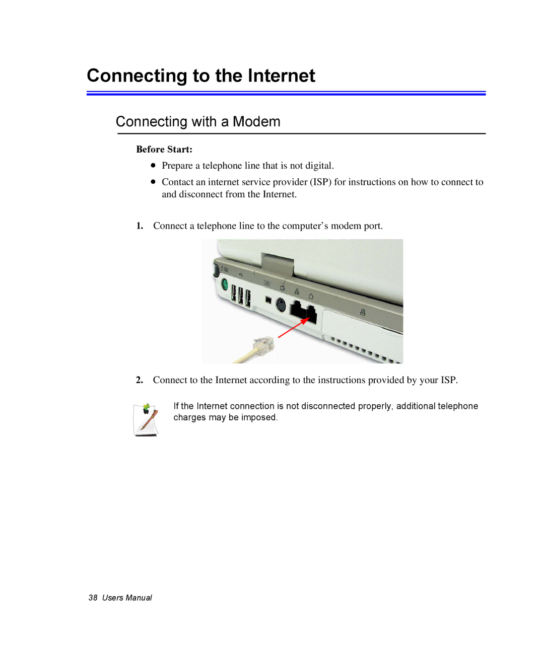 Samsung NM30MH0B16/SES, NM30MH04N4/SUK manual Connecting to the Internet, Connecting with a Modem, Before Start 