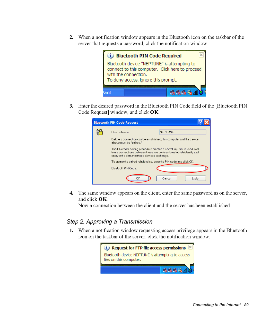 Samsung NM30MH04N4/SUK, NM30MH0B16/SES manual Approving a Transmission 