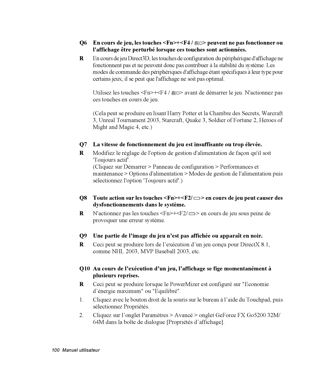 Samsung NM40PRTV03/SEF, NM40PRDV02/SEF, NM40PRD000/SEF, NM40PRCV01/SEF, NM40PRTV02/SEF, NM40PRCV02/SEF manual Manuel utilisateur 