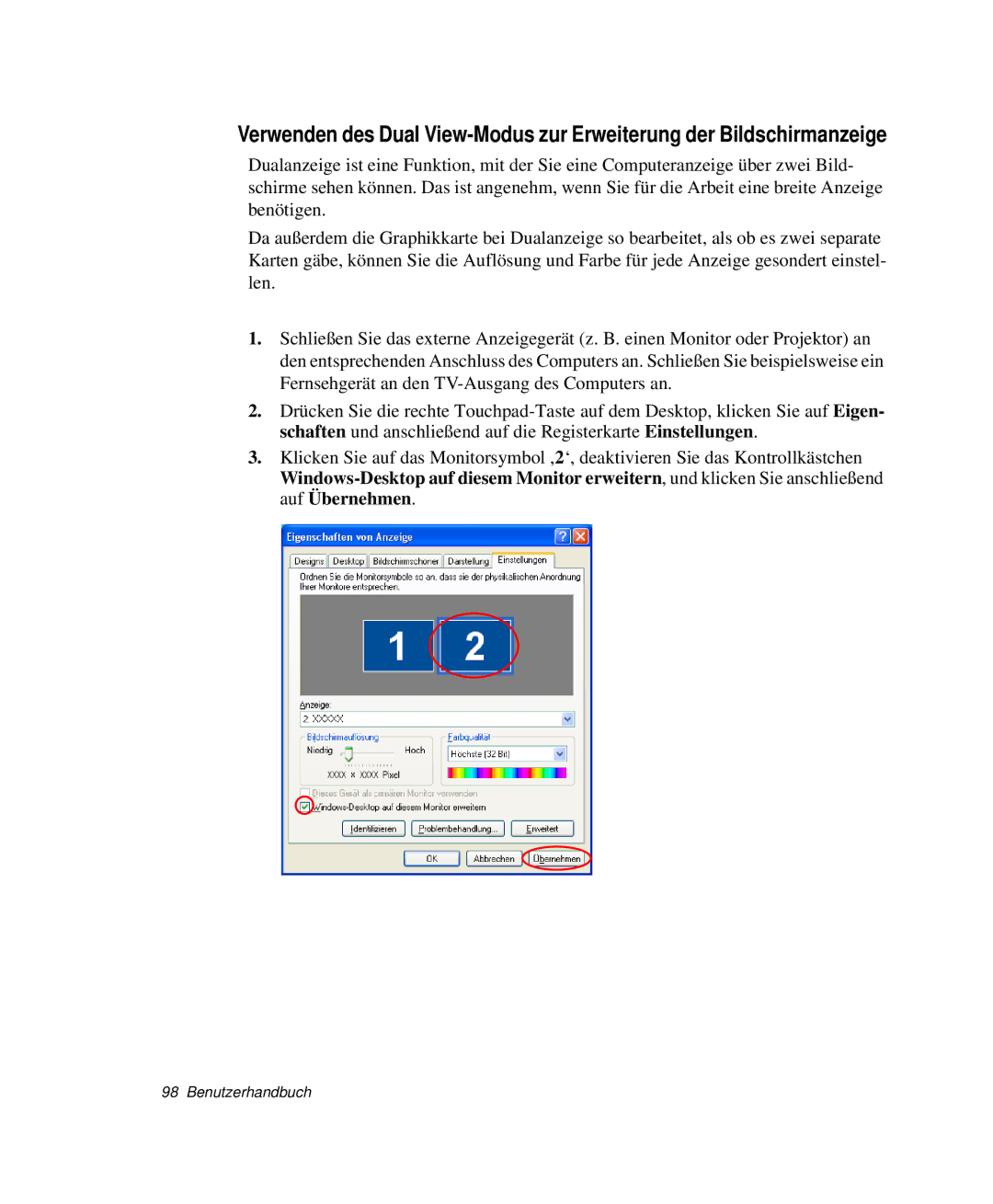 Samsung NP-G10K000/SEG, NP-G10K001/SEG manual Benutzerhandbuch 