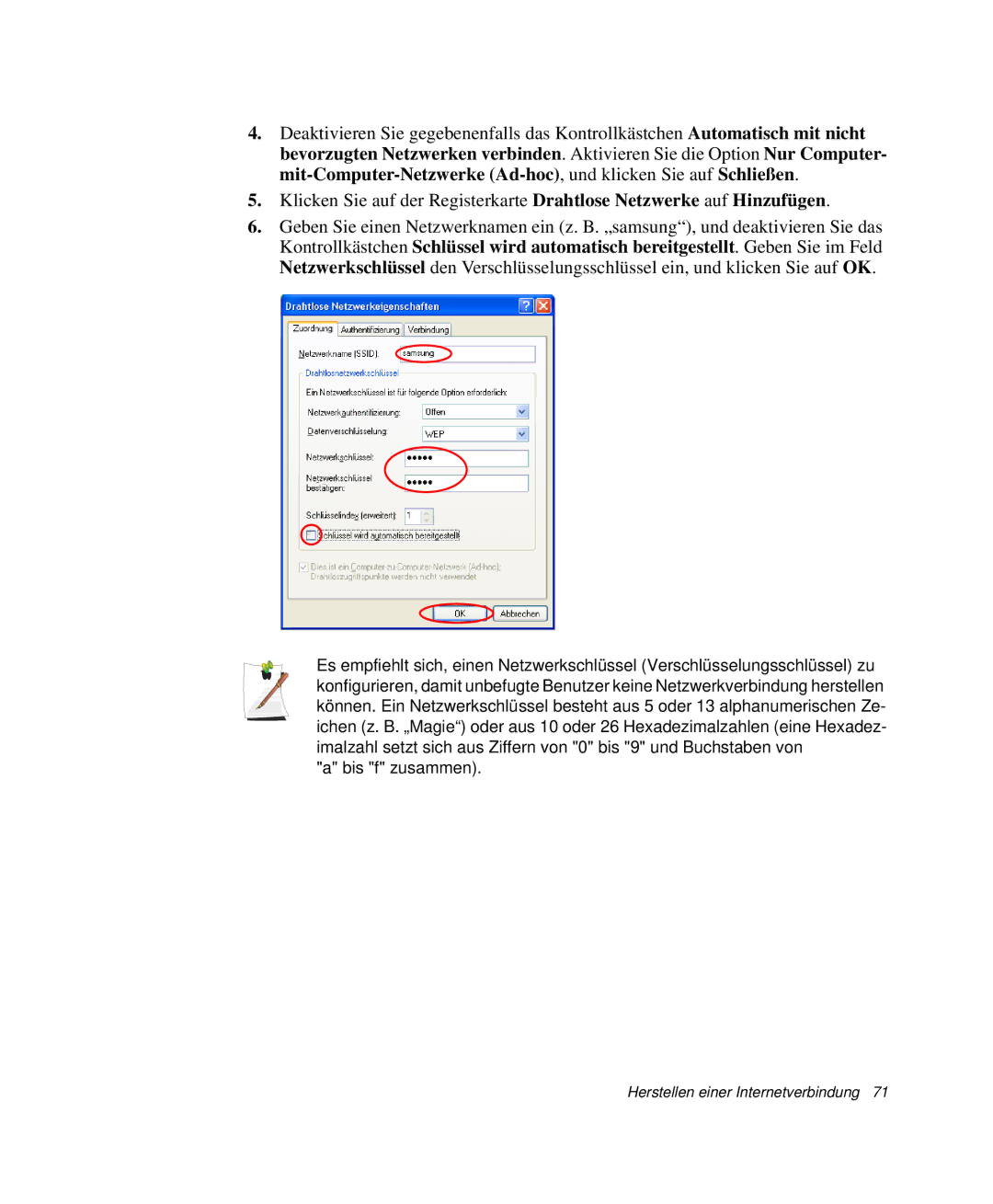 Samsung NP-G10K001/SEG, NP-G10K000/SEG manual Bis f zusammen 