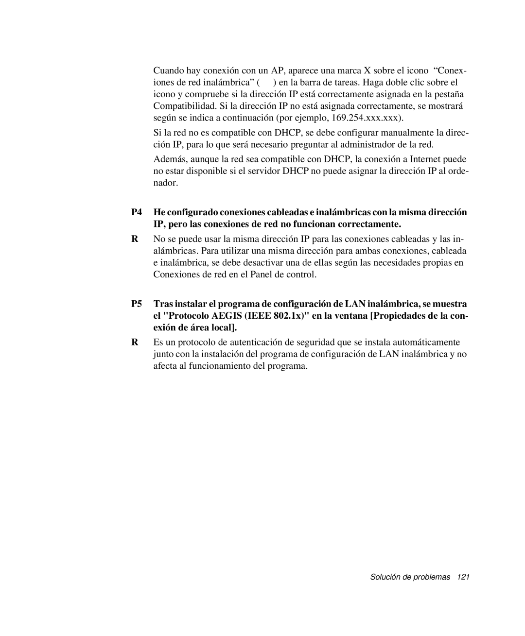 Samsung NP-G10K001/SES, NP-G10K000/SES manual Solución de problemas 