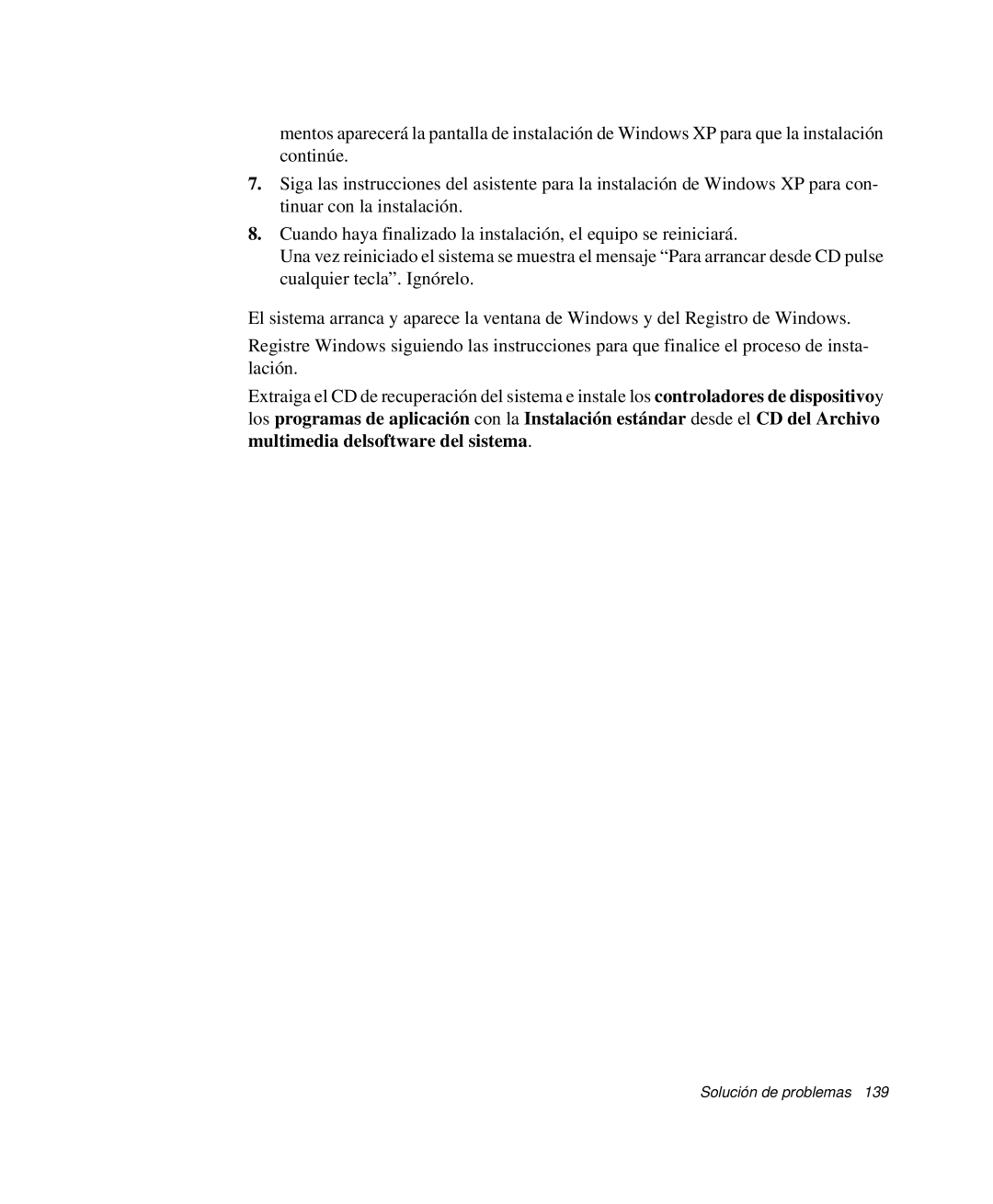 Samsung NP-G10K001/SES, NP-G10K000/SES manual Solución de problemas 