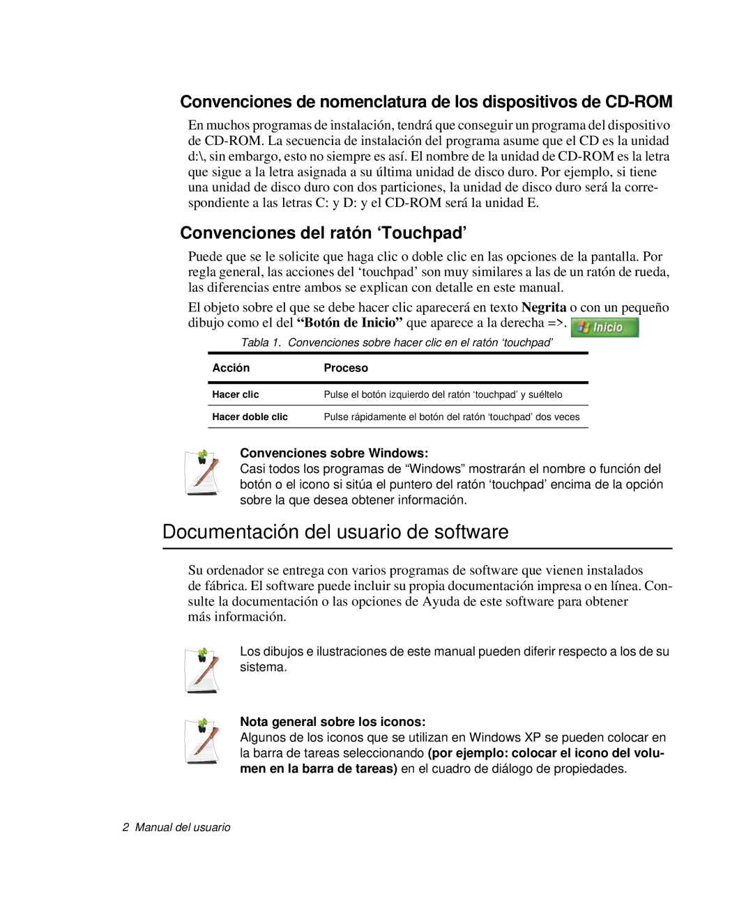 Samsung NP-G10K000/SES Documentación del usuario de software, Convenciones de nomenclatura de los dispositivos de CD-ROM 