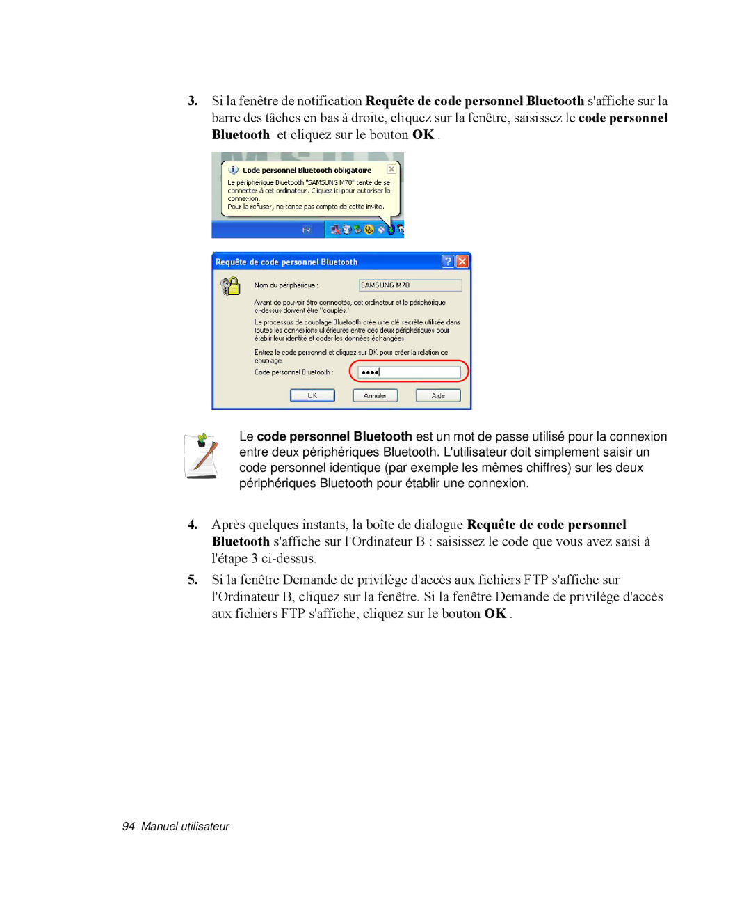 Samsung NP-M55T000/SEF, NP-M55C000/SEF, NP-M55G000/SEF manual Manuel utilisateur 