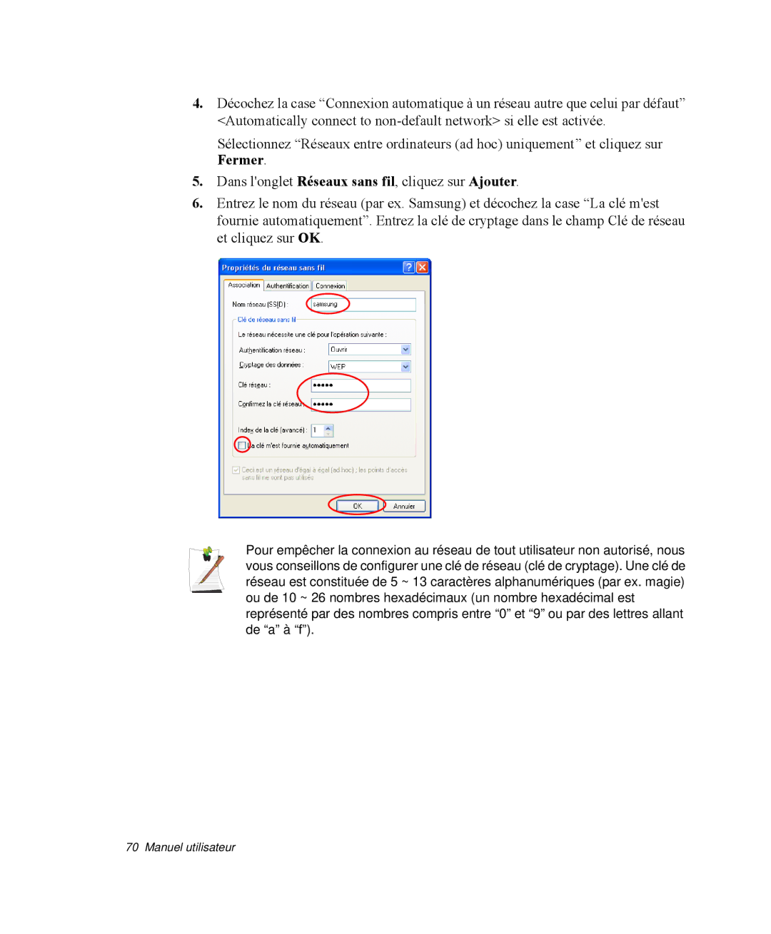 Samsung NP-M55T000/SEF, NP-M55C000/SEF, NP-M55G000/SEF manual Manuel utilisateur 