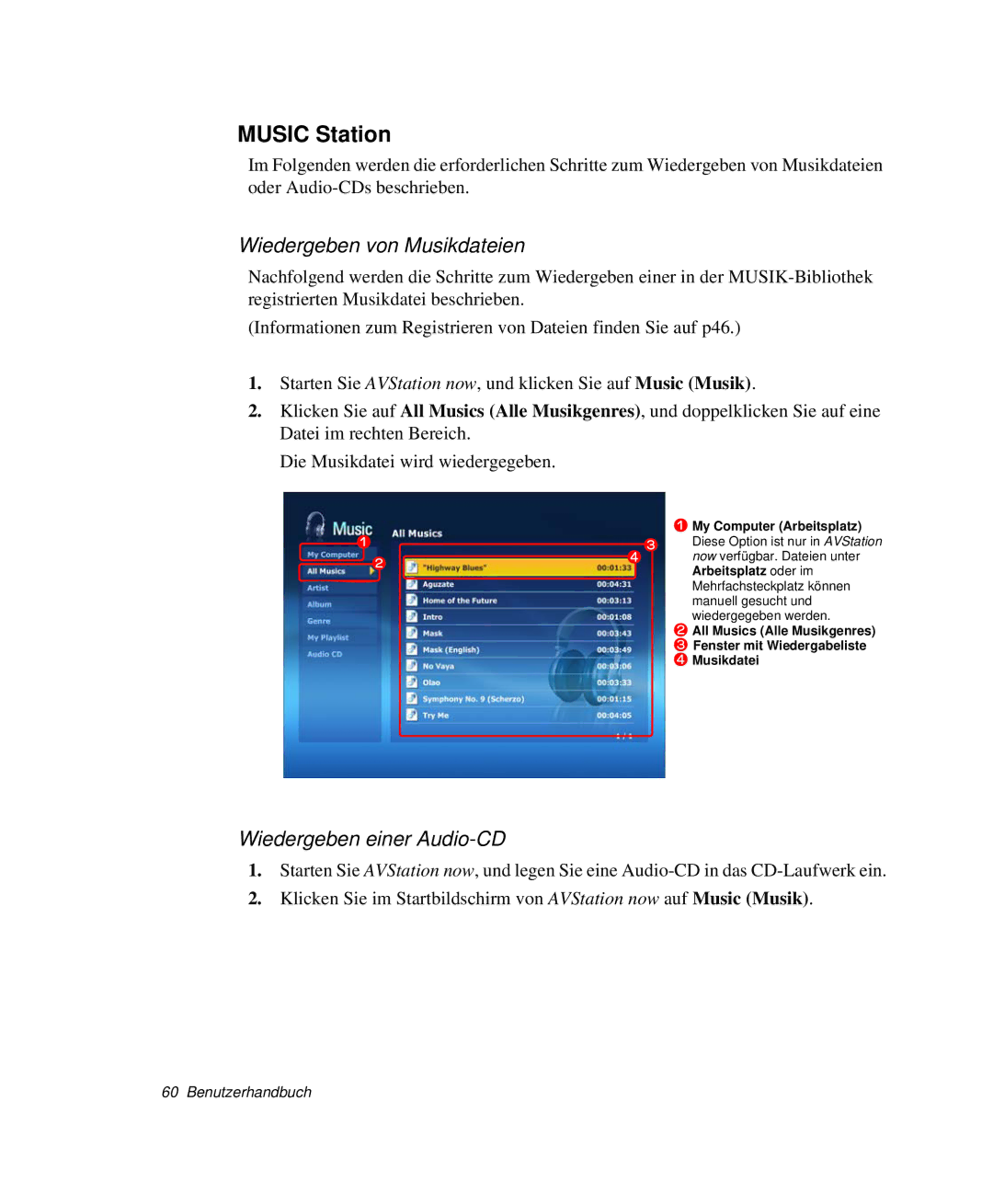 Samsung NP-M55T000/SEG, NP-M55C000/SEG, NP-M55T001/SEG, NP-M55T002/SEG manual My Computer Arbeitsplatz 