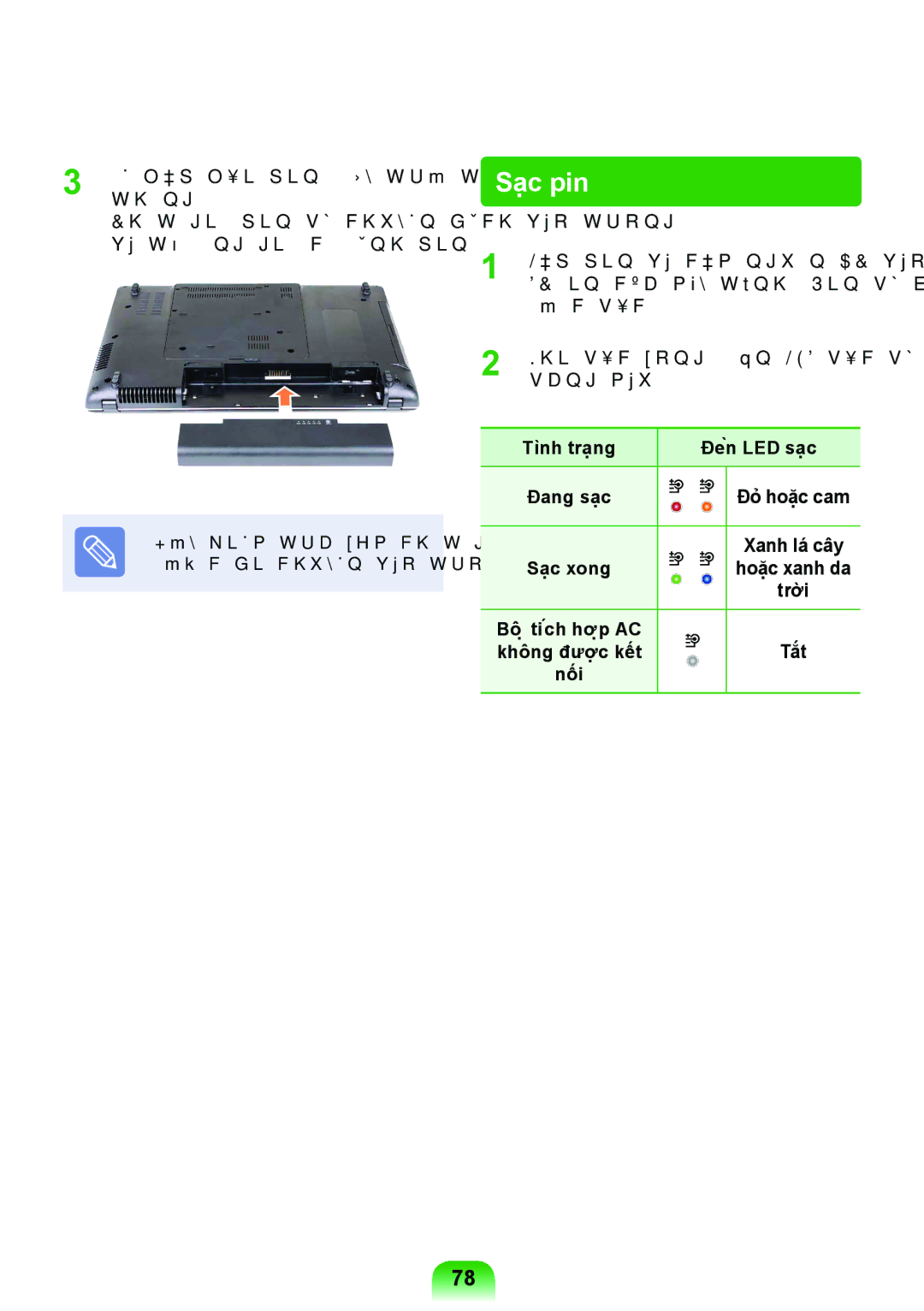 Samsung NP-NC208-A01VN, NP-NC108-A01VN, NP-NC108-A05VN, NP-NC208-A02VN, NP-NC208-A03VN, NP-NC108-A02VN, NP-NC108-A04VN Sạc pin 