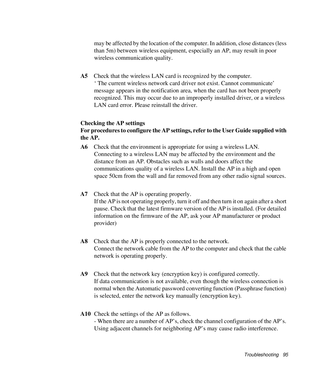 Samsung NP-P29R000/SEB, NP-P29K001/SEB manual Troubleshooting 