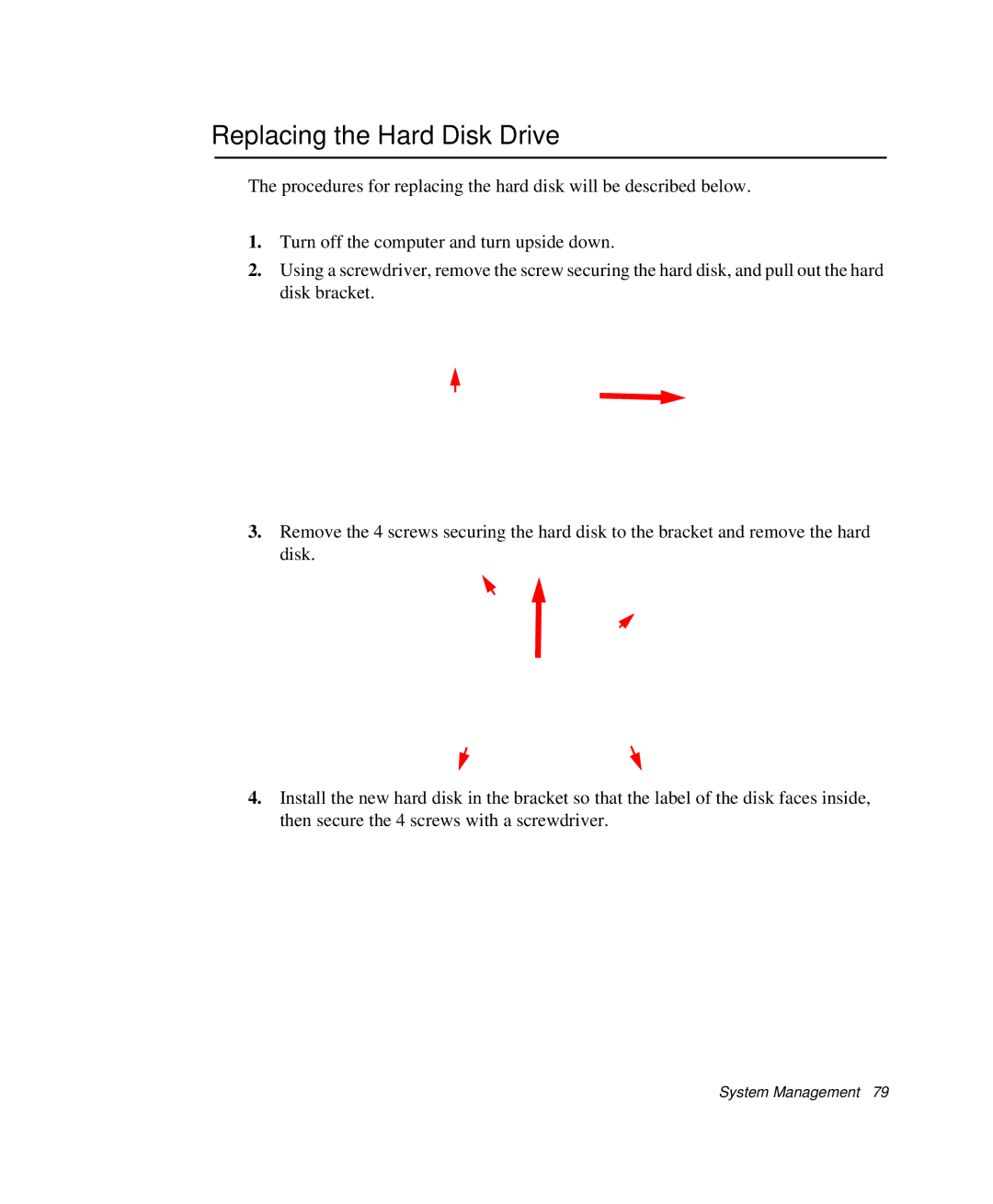 Samsung NP-P29R000/SEB, NP-P29K001/SEB manual Replacing the Hard Disk Drive 