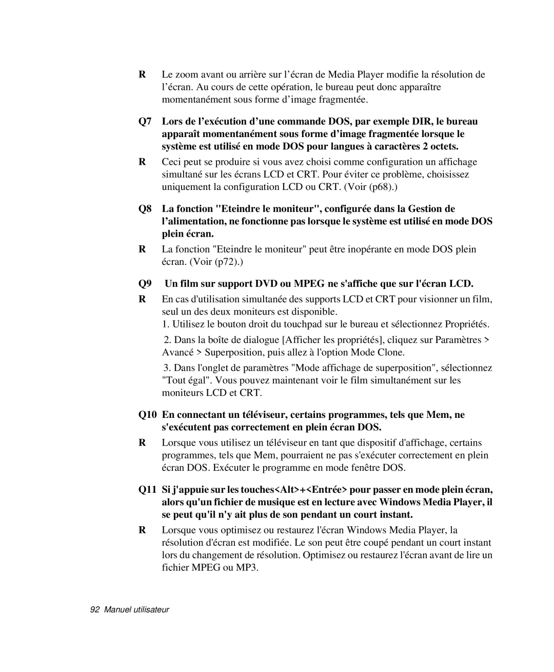 Samsung NP-P29R000/SEF, NP-P29K001/SEF, NP-P29R001/SEF manual Manuel utilisateur 