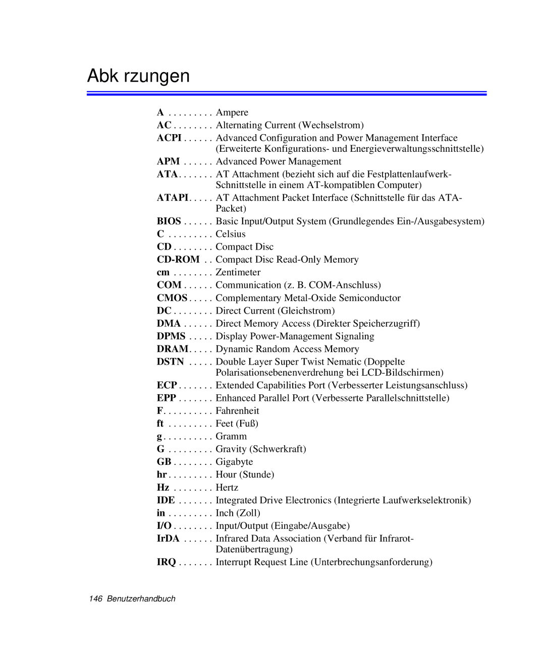 Samsung NP-P40TV04/SEG, NP-P40TV03/SEG, NP-P40CV01/SEG manual Abkürzungen, Cd-Rom 