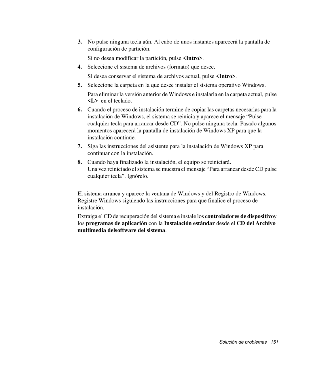 Samsung NP-P50KV00/SES, NP-P50K000/SES, NP-P50CV02/SES, NP-P50CV01/SES, NP-P50T000/SES manual Solución de problemas 