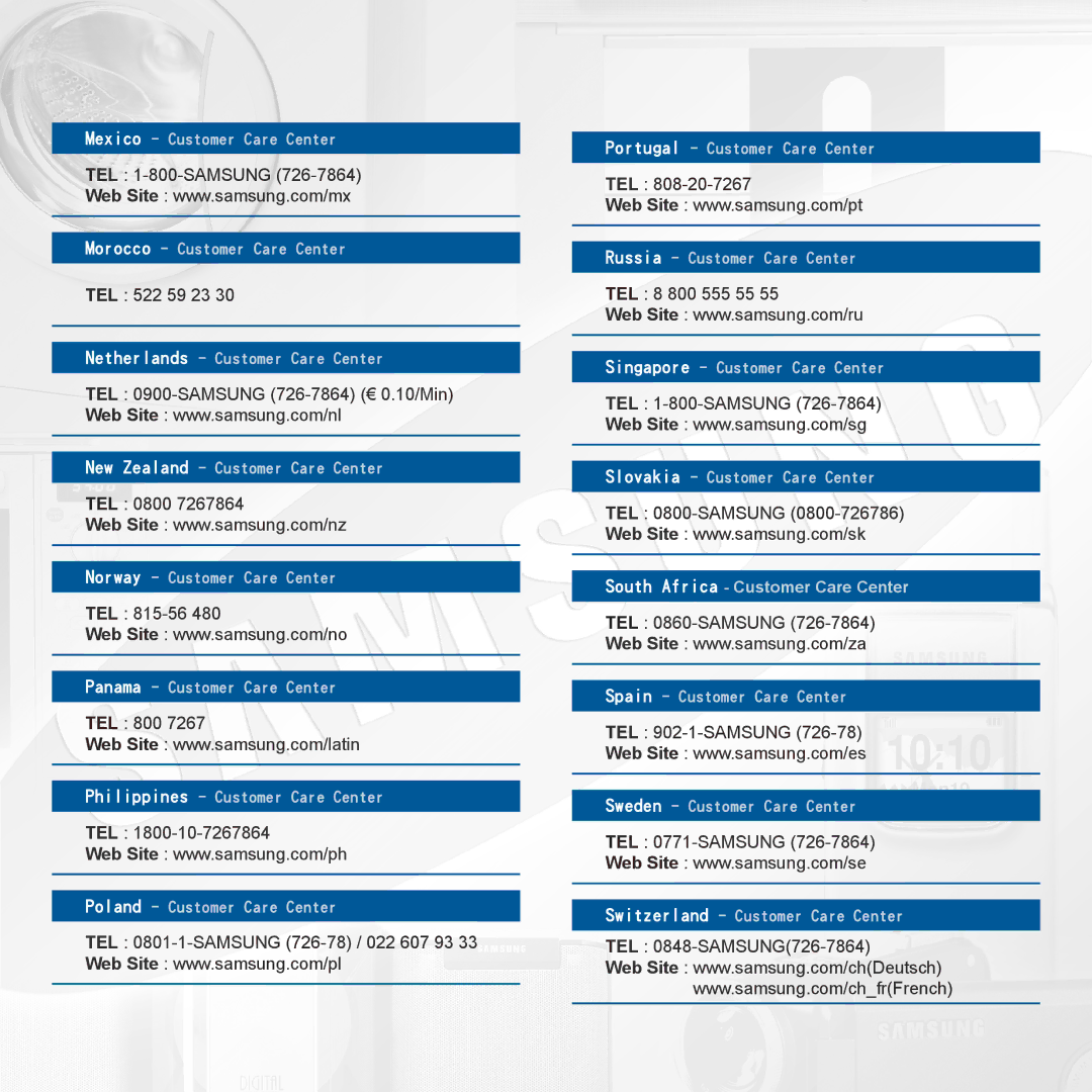 Samsung NP-P580-JS01AT, NP-X125-JA01SE manual TEL 1-800-SAMSUNG 