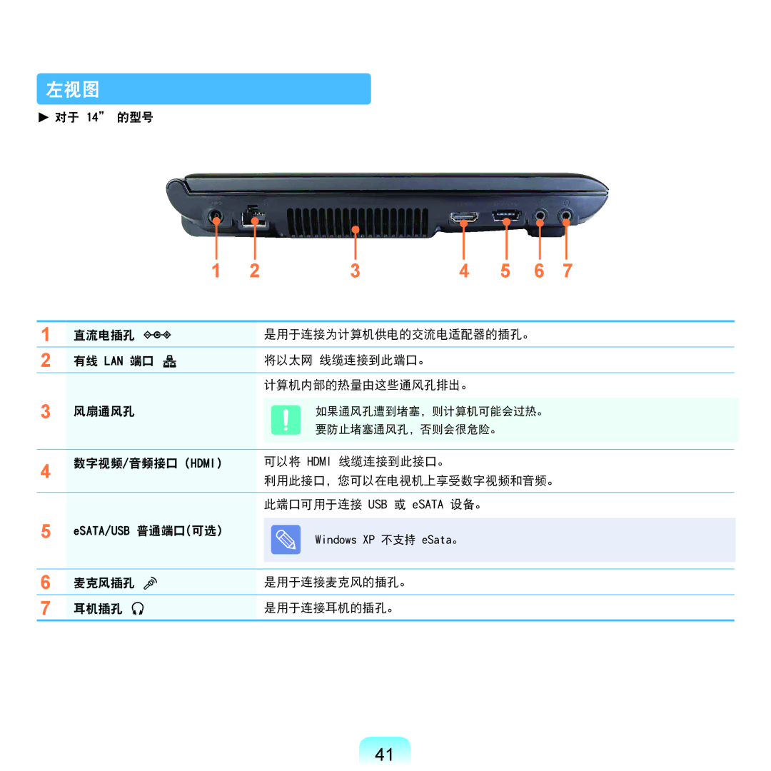 Samsung NP-X125-JA01SE, NP-P580-JS01AT manual 数字视频 /音频接口 Hdmi 