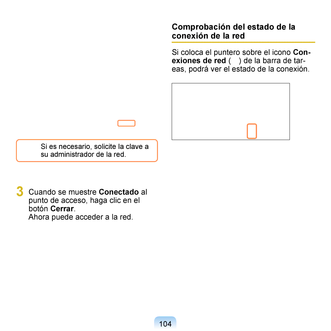 Samsung NP-Q1-M000/SES, NP-Q1-V005/SEI, NP-Q1-V000/SES manual Comprobación del estado de la conexión de la red 