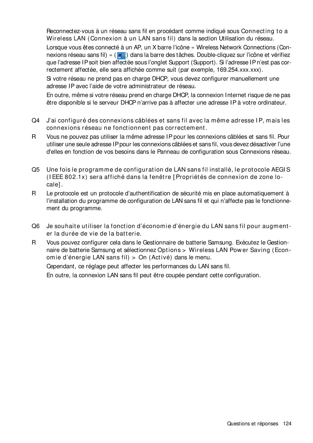 Samsung NP-Q1BV000/SEF, NP-Q1BV003/SEF, NP-Q1BV002/SEF, NP-Q1BV001/SEF manual Questions et réponses 