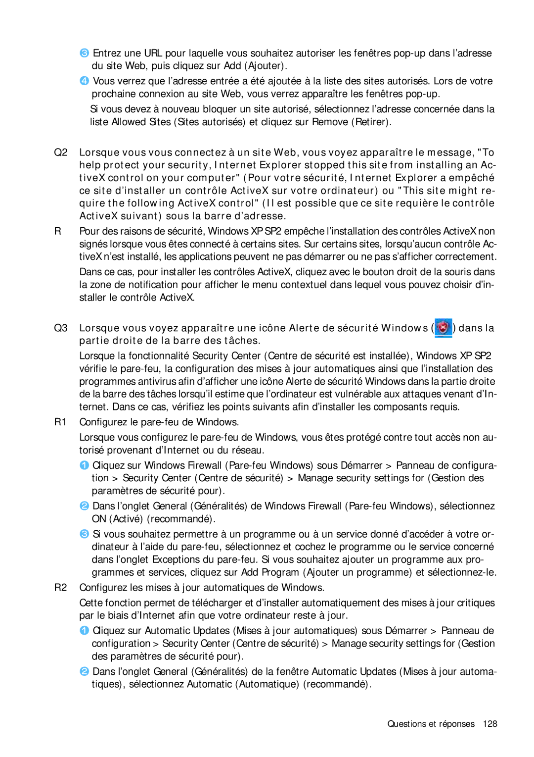 Samsung NP-Q1BV000/SEF, NP-Q1BV003/SEF, NP-Q1BV002/SEF, NP-Q1BV001/SEF manual Questions et réponses 