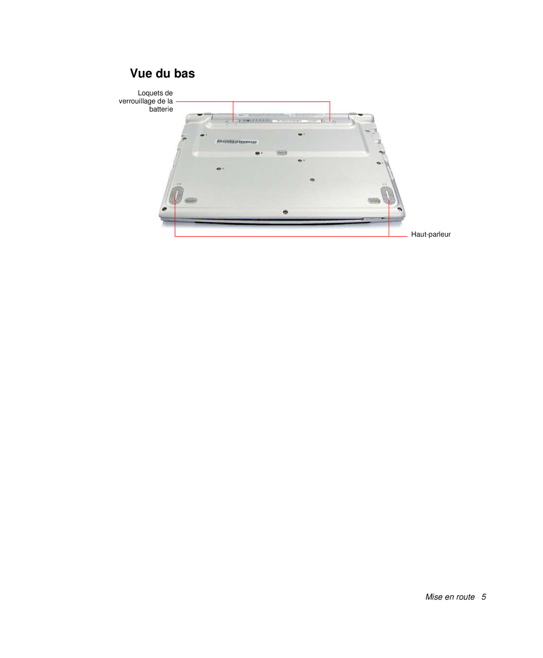 Samsung NP-Q30TY01/SEF, NP-Q30T002/SEF, NP-Q30T001/SEF, NP-Q30CY00/SEF, NP-Q30TY02/SEF, NP-Q30T003/SEF manual Vue du bas 