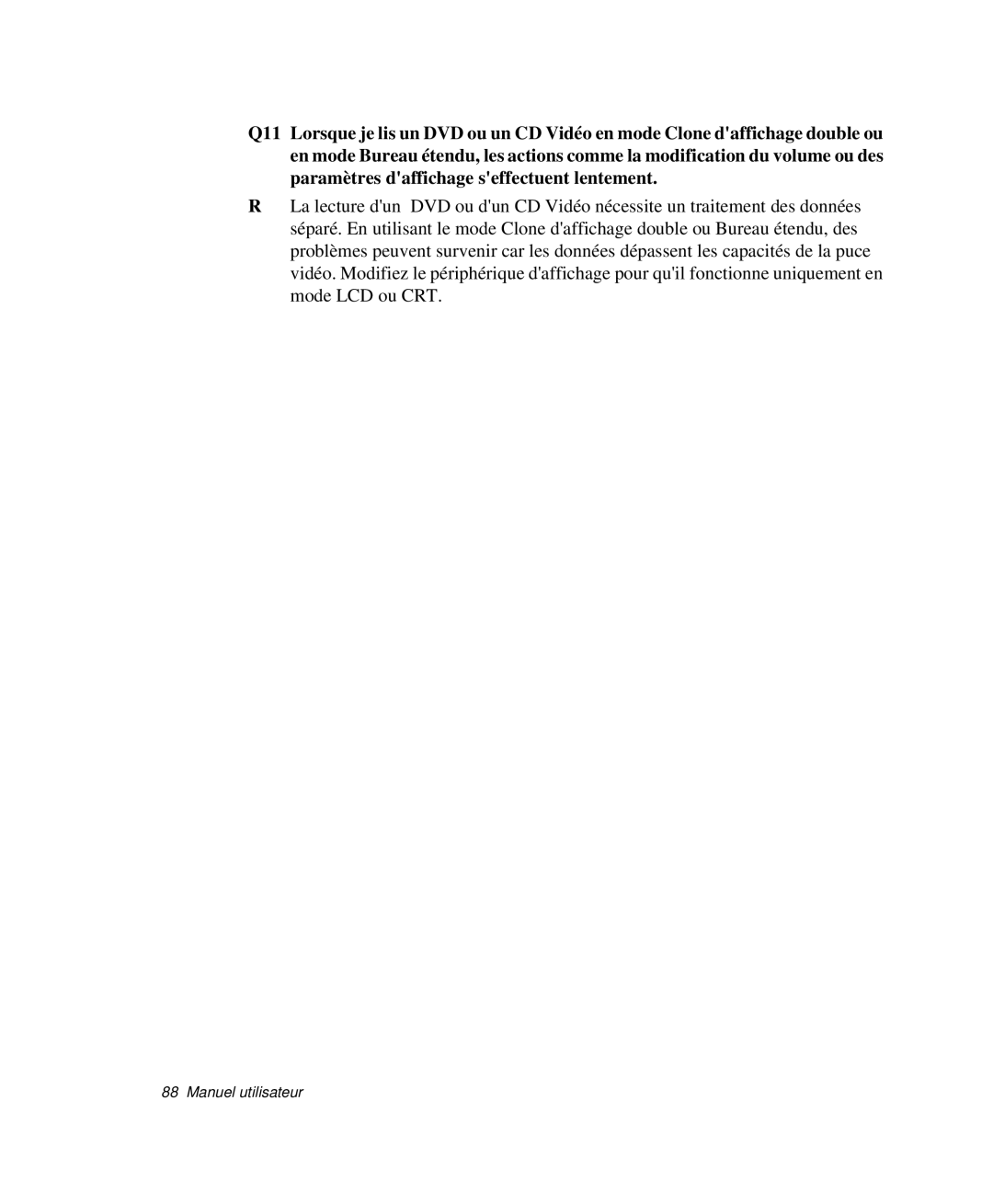 Samsung NP-Q30T003/SEF, NP-Q30T002/SEF, NP-Q30TY01/SEF, NP-Q30T001/SEF, NP-Q30CY00/SEF, NP-Q30TY02/SEF manual Manuel utilisateur 