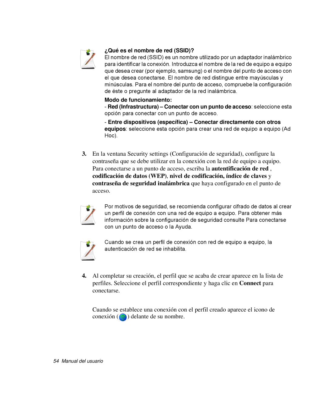 Samsung NP-Q30TY01/SEP, NP-Q30TY02/SES, NP-Q30T001/SES, NP-Q30CY01/SES, NP-Q30C002/SES manual ¿Qué es el nombre de red SSID? 