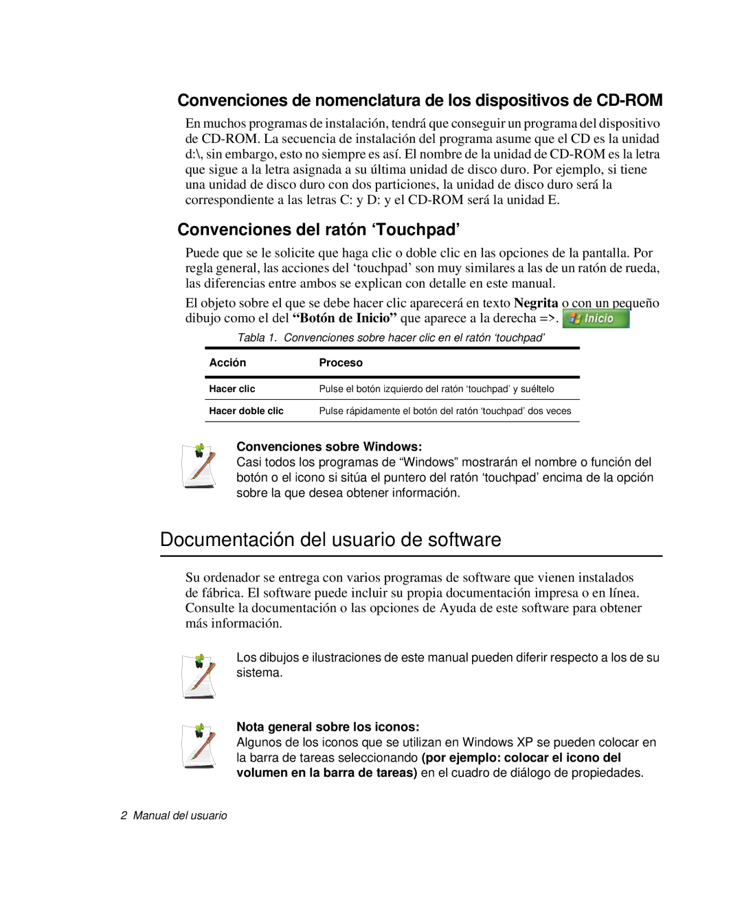 Samsung NP-Q30CY00/SES Documentación del usuario de software, Convenciones de nomenclatura de los dispositivos de CD-ROM 