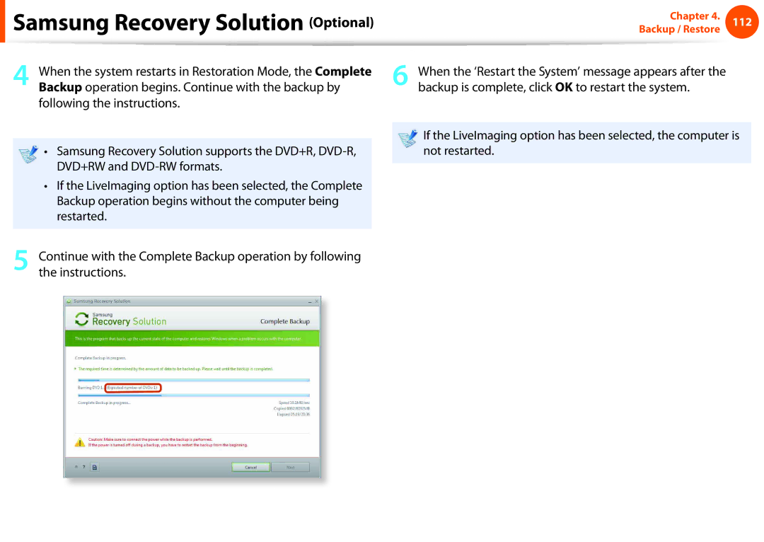 Samsung NP-Q530-JT02RU, NP-Q330-JS01DE, NP-Q330-JS04DE, NP-Q330-JS01AT When the ‘Restart the System’ message appears after 