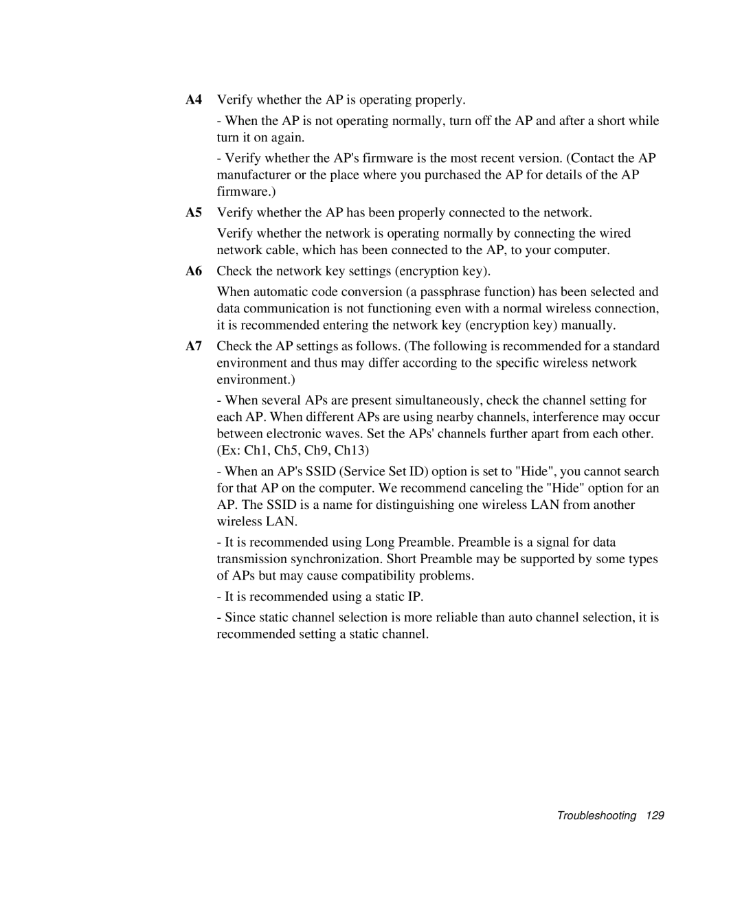 Samsung NP-Q35BC01/SEK, NP-Q35-BT1/SEK, NP-Q35C000/SEB manual Troubleshooting 