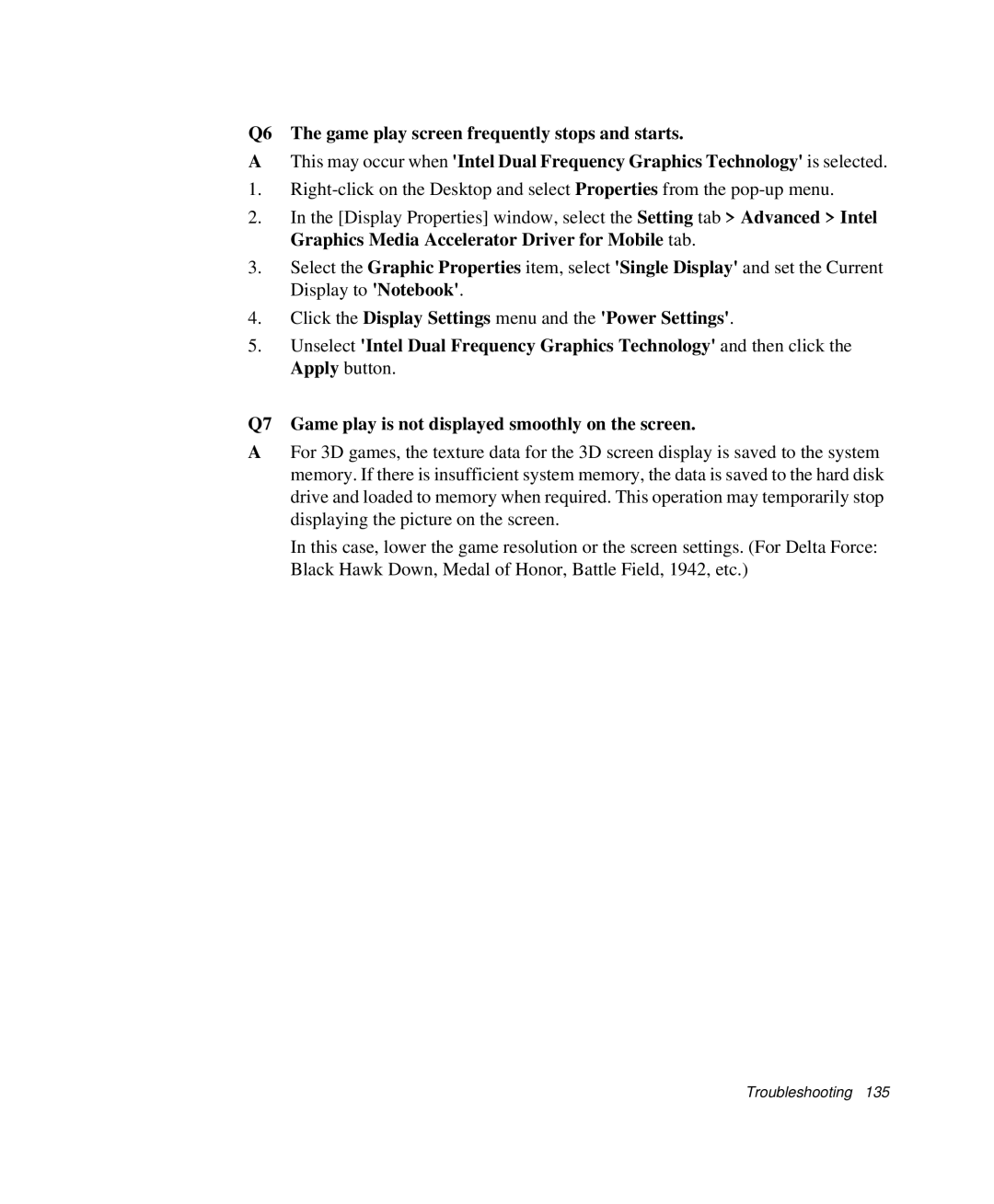 Samsung NP-Q35BC01/SEK, NP-Q35-BT1/SEK, NP-Q35C000/SEB manual Troubleshooting 