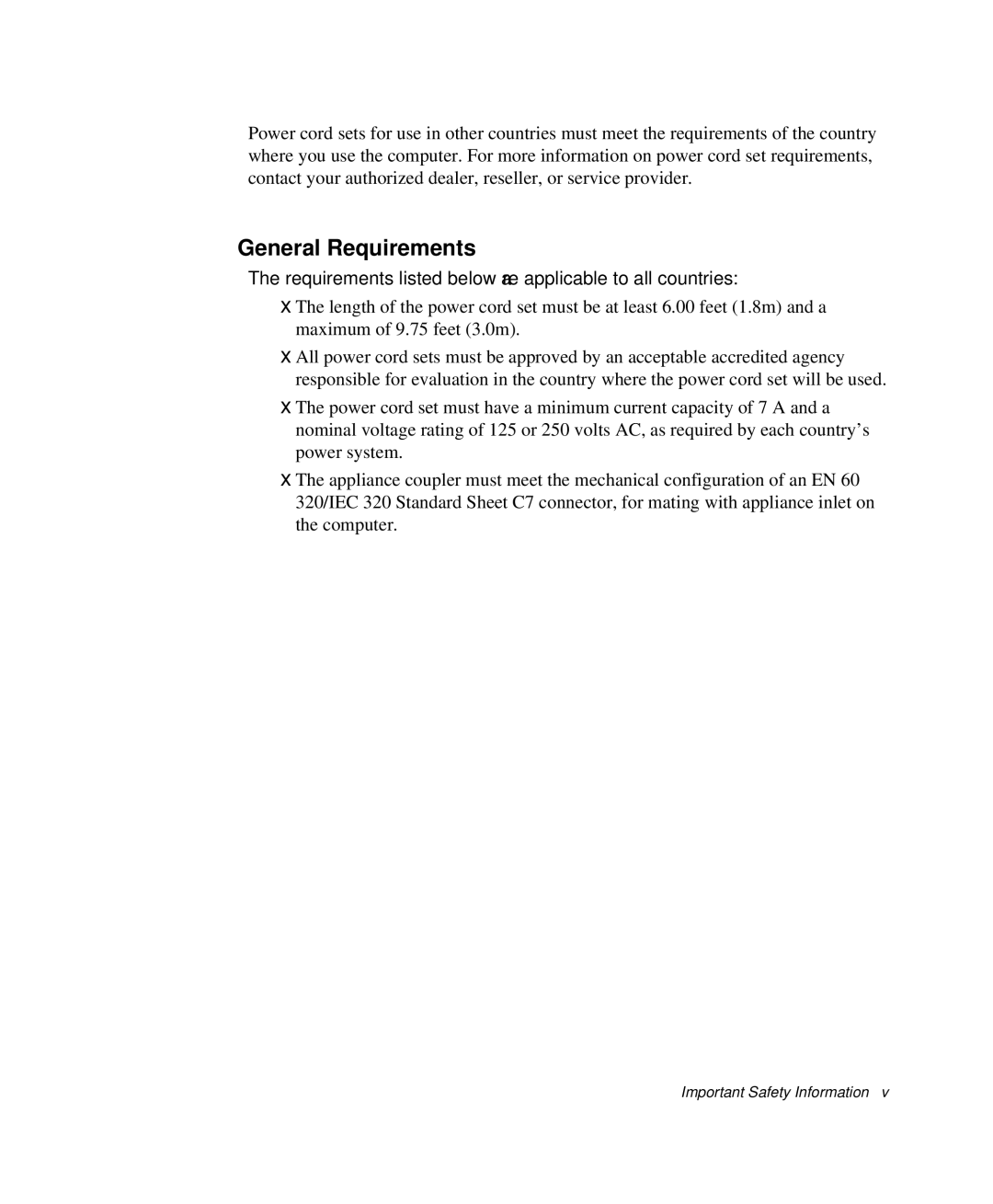 Samsung NP-Q35C000/SEB, NP-Q35-BT1/SEK General Requirements, Requirements listed below are applicable to all countries 