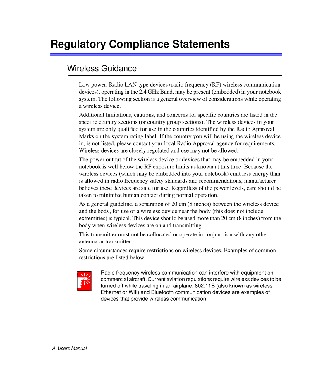 Samsung NP-Q35-BT1/SEK, NP-Q35BC01/SEK, NP-Q35C000/SEB manual Regulatory Compliance Statements, Wireless Guidance 