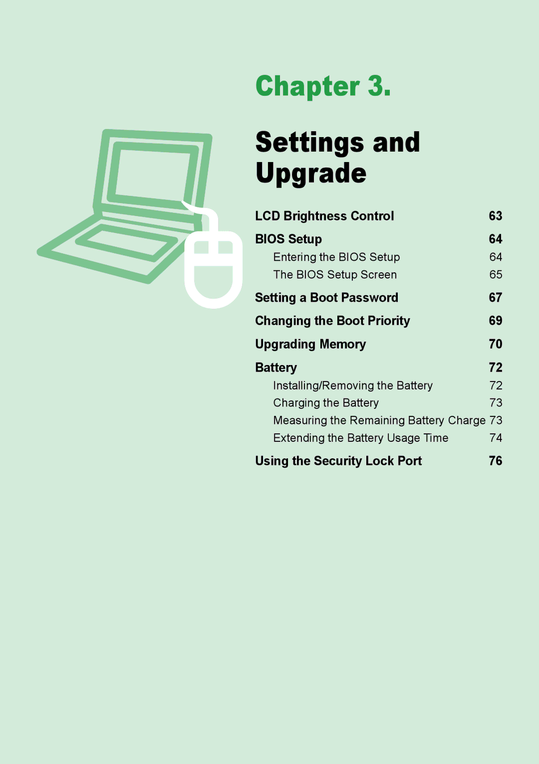 Samsung NP-Q428-DS03VN, NP-Q428-DT02VN, NP-Q428-DS05VN, NP-Q428-DS01VN manual Chapter, Measuring the Remaining Battery Charge 