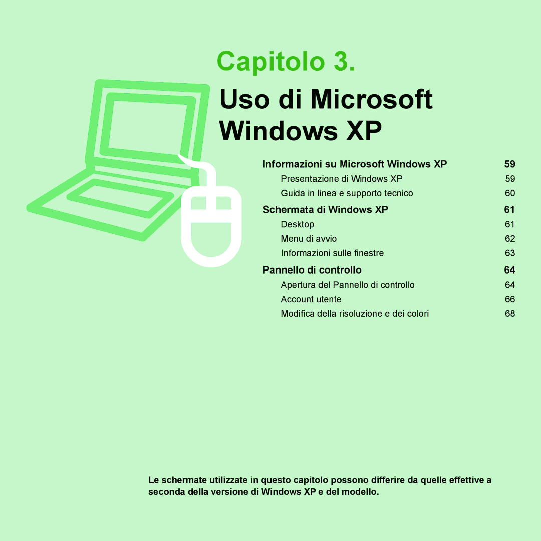 Samsung NP-Q70A000/SEI manual Capitolo 