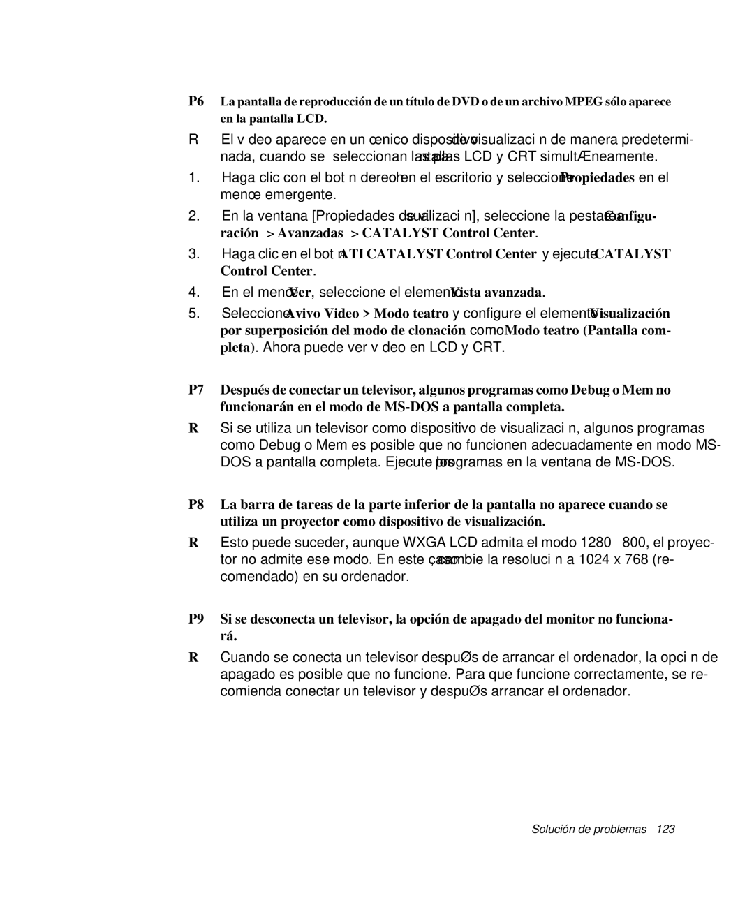 Samsung NP-R40FY0A/SES, NP-R40FY07/SES, NP-R40FY00/SES, NP-R40XY01/SES En el menú Ver, seleccione el elemento Vista avanzada 