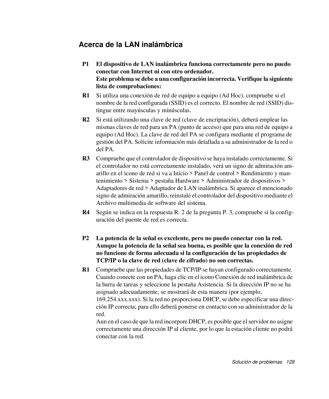 Samsung NP-R40FY0B/SES, NP-R40FY07/SES, NP-R40FY00/SES, NP-R40XY01/SES, NP-R40R001/SES manual Acerca de la LAN inalámbrica 