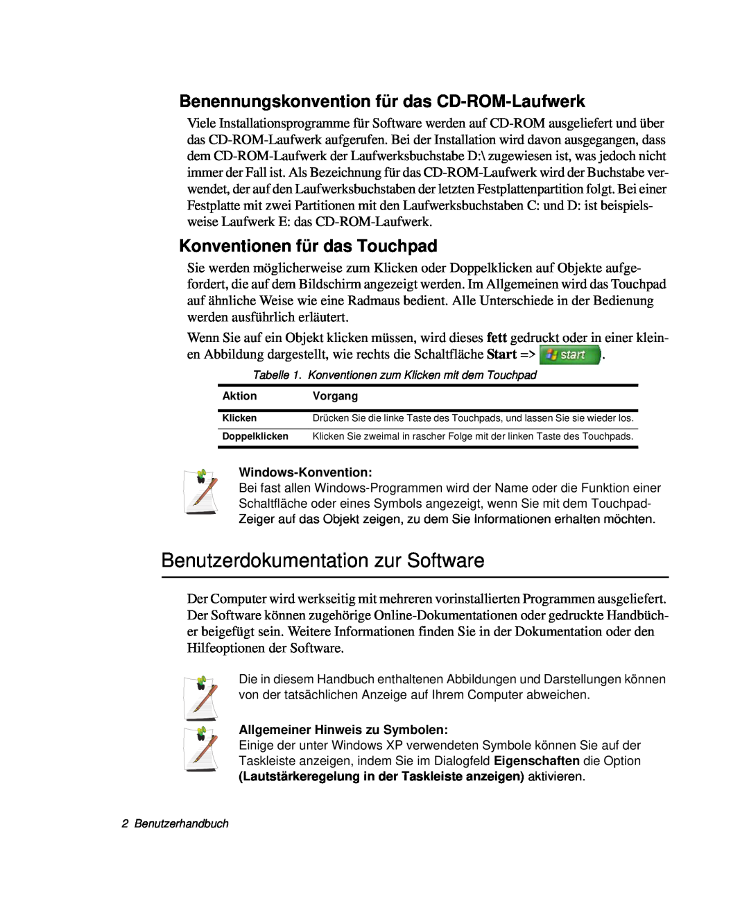 Samsung NP-R40K003/SEG, NP-R40FY0B/SEG Benutzerdokumentation zur Software, Benennungskonvention für das CD-ROM-Laufwerk 
