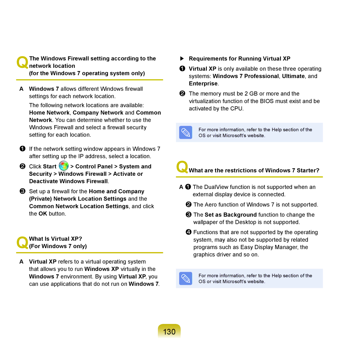 Samsung NP-R430-JS02RU, NP-R430-JS03UA 130, QWhat Is Virtual XP? For Windows 7 only, Requirements for Running Virtual XP 
