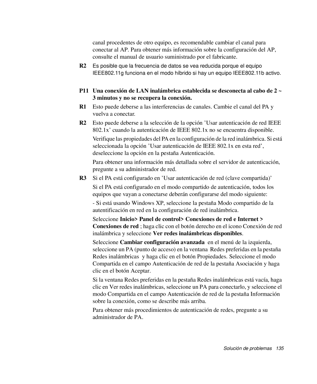 Samsung NP-R55CV02/SES, NP-R55CV03/SES, NP-R55C002/SES, NP-R55CV00/SES, NP-R55CV01/SES, NP-R55C001/SES Solución de problemas 