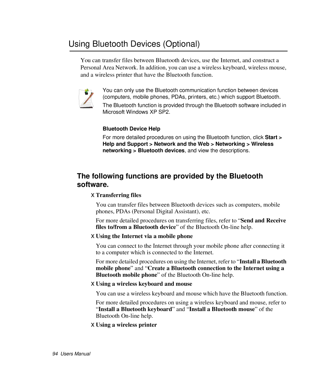 Samsung NP-X1-C001/SEB manual 