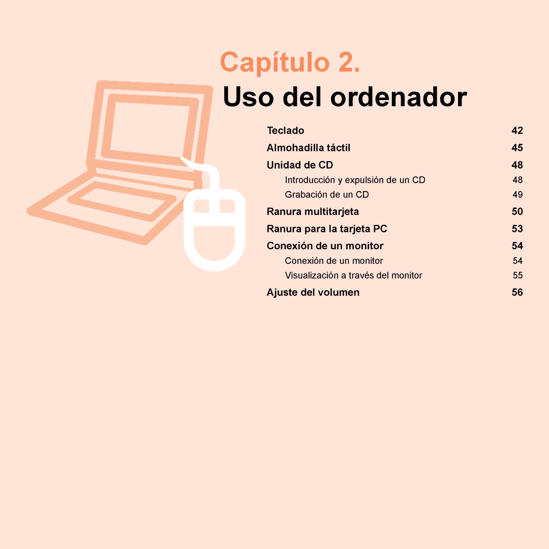 Samsung NP-X11AS00/SES, NP-X11AE00/SES, NP-X11AS01/SES manual Introducción y expulsión de un CD Grabación de un CD 