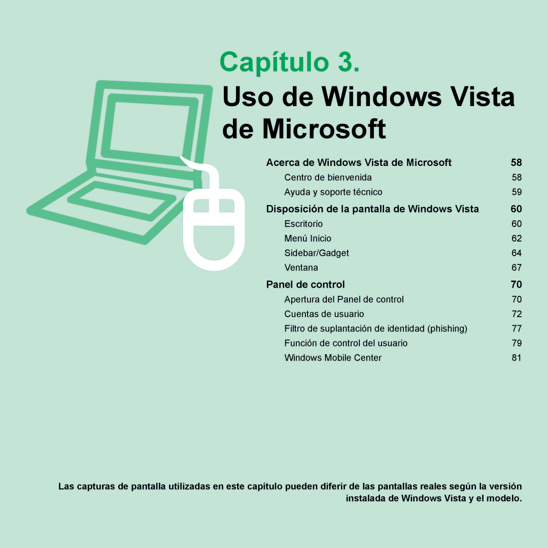 Samsung NP-X11AE00/SES, NP-X11AS00/SES, NP-X11AS01/SES manual Capítulo 