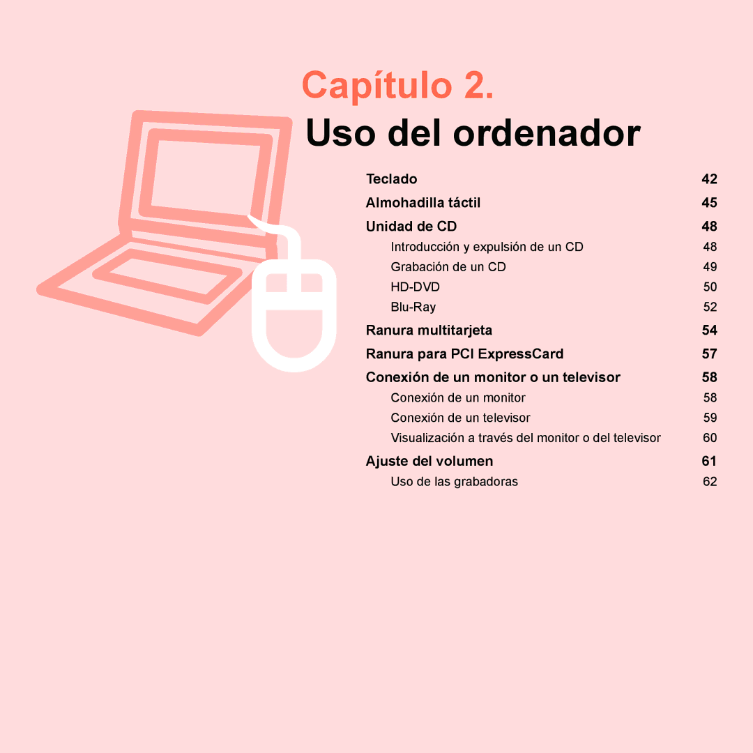 Samsung NP-X22A004/SES, NP-X22T000/SES, NP-X22A003/SES, NP-X22A002/SES, NP-X22A000/SES, NP-X22A001/SES manual Capítulo 