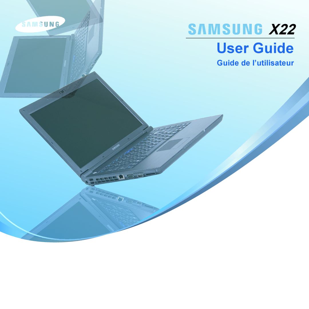 Samsung NP-X22T001/SEF, NP-X22T000/SEF, NP-X22A008/SEF, NP-X22A004/SEF, NP-X22A003/SEF, NP-X22A001/SEF, NP-X22A000/SEF manual 