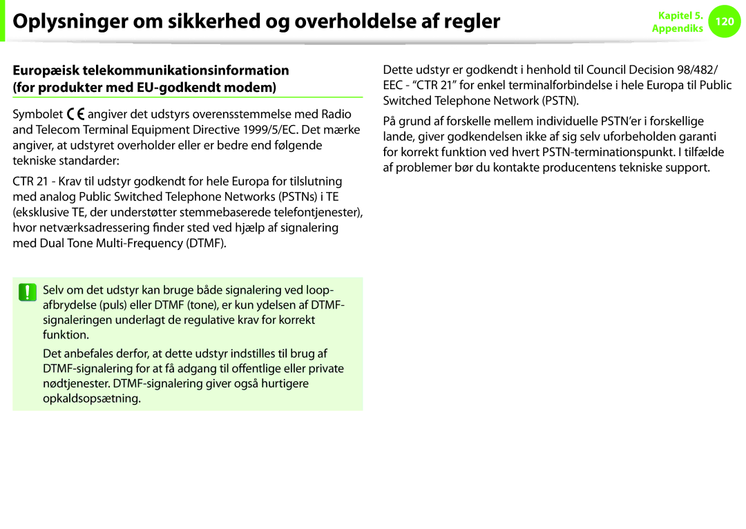 Samsung NP910S5J-K01SE, NP275E5E-K02SE, NP275E5E-K01SE, NP930X5J-K01SE Oplysninger om sikkerhed og overholdelse af regler 