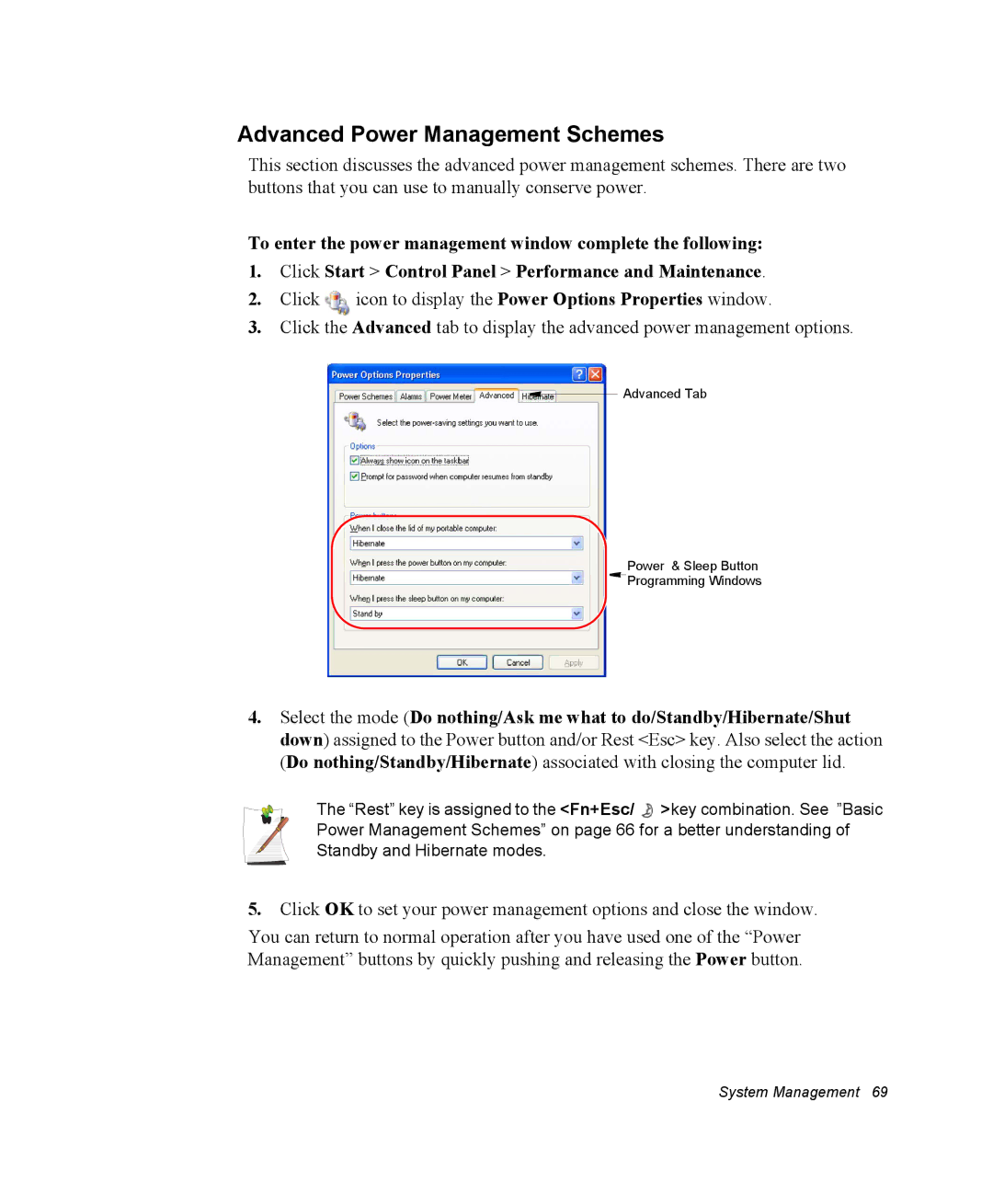 Samsung NP30THQCKC/SES, NP30RP54C2/SEG, NP30RH2GHQ/SHK, NP30RH1850/CHN, NP30RP0EAU/SIL manual Advanced Power Management Schemes 