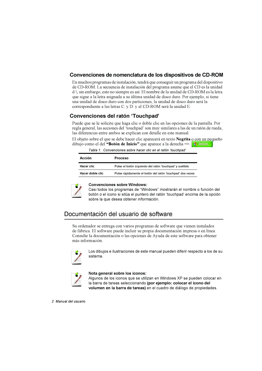 Samsung NP35PRT001/SEP Documentación del usuario de software, Convenciones de nomenclatura de los dispositivos de CD-ROM 