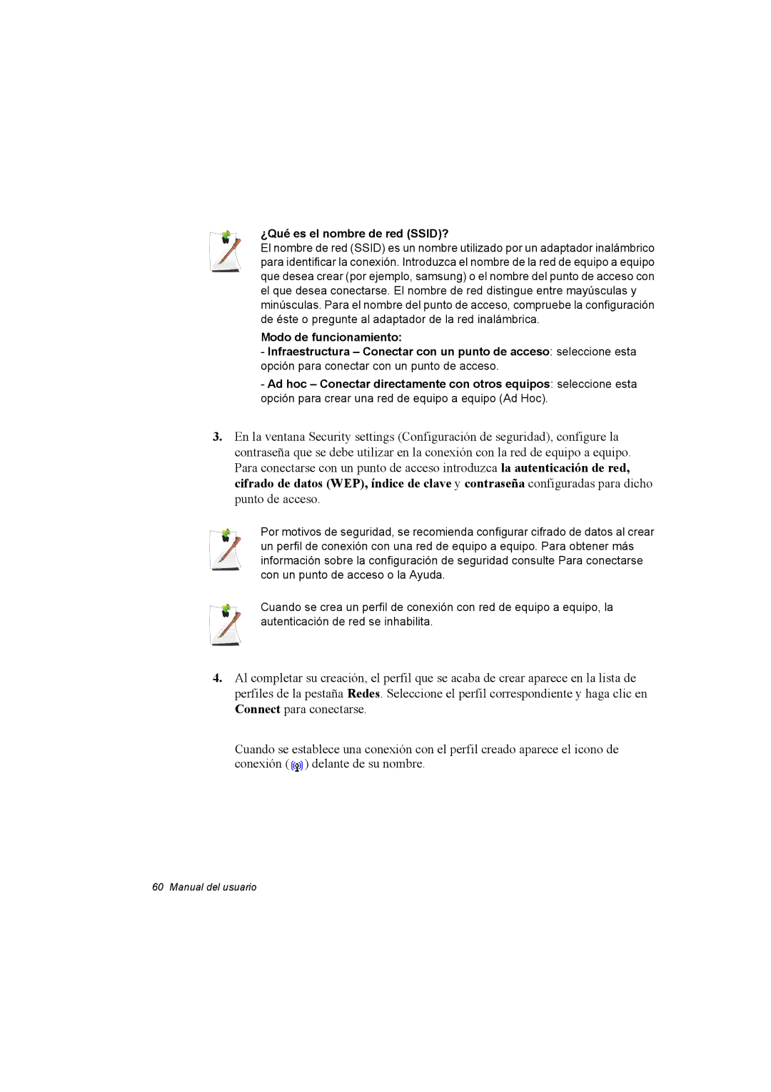 Samsung NP35RP05S4/SES, NP35PRT001/SEP, NP35PRC000/SES manual ¿Qué es el nombre de red SSID? 